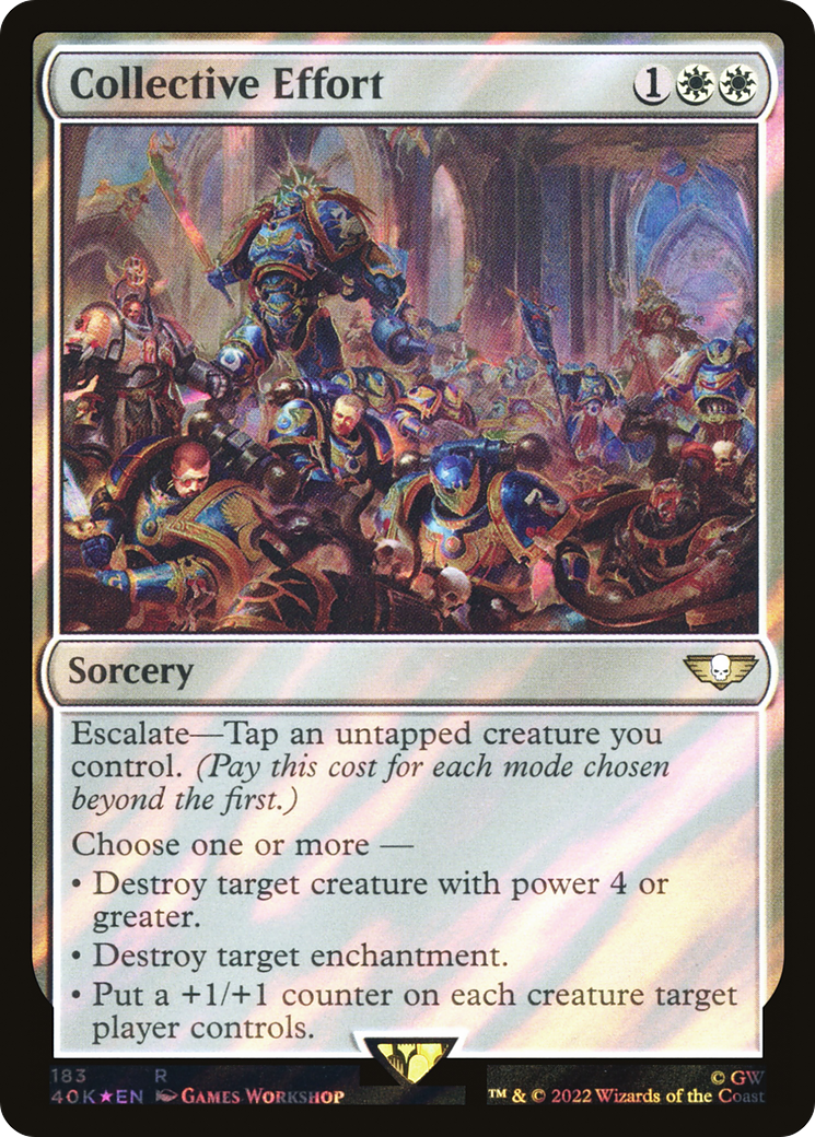 Collective Effort [Marvel Super Heroes Commander] | Exor Games New Glasgow