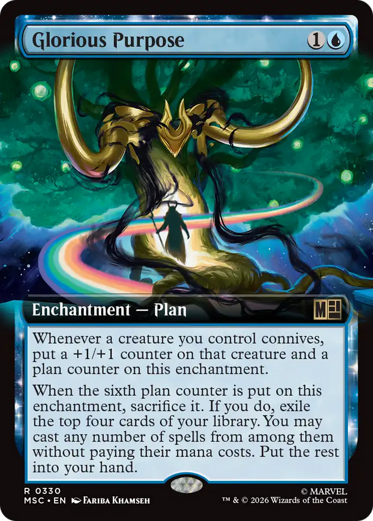 Glorious Purpose (Extended Art) [Marvel Super Heroes Commander] | Exor Games New Glasgow