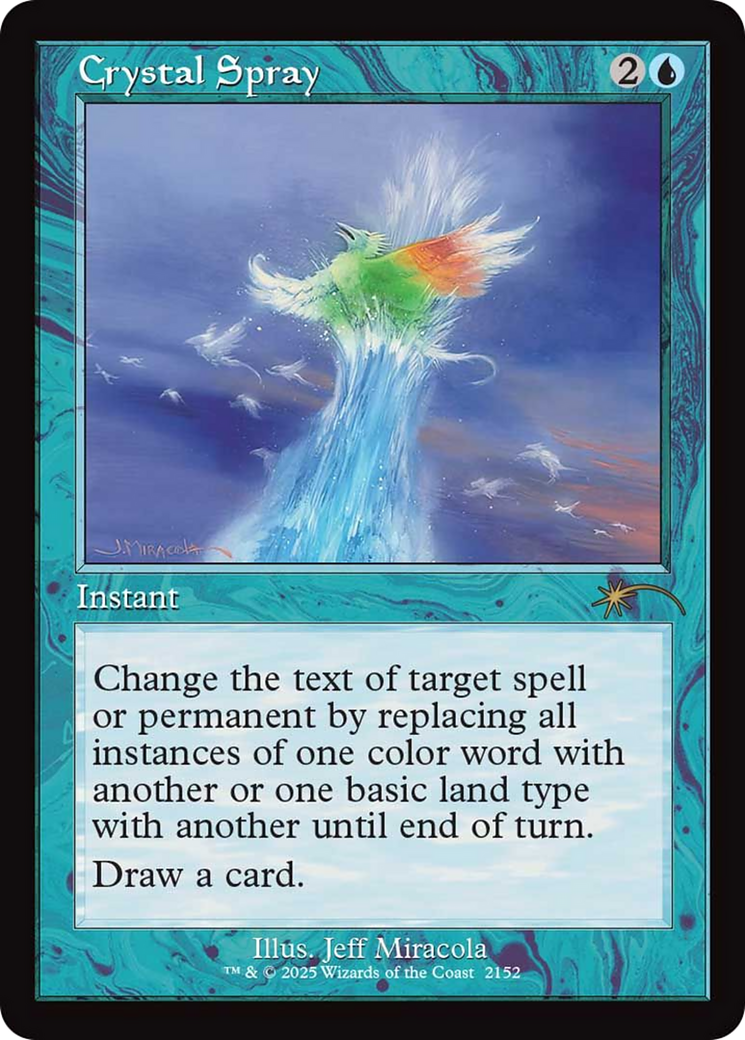 Crystal Spray (Retro Frame) [Secret Lair Drop Series] | Exor Games New Glasgow