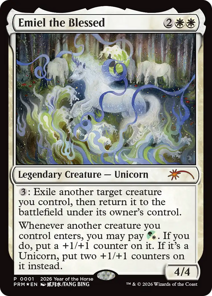 Emiel the Blessed (Year of the Horse 2026) [Standard Showdown Promos] | Exor Games New Glasgow