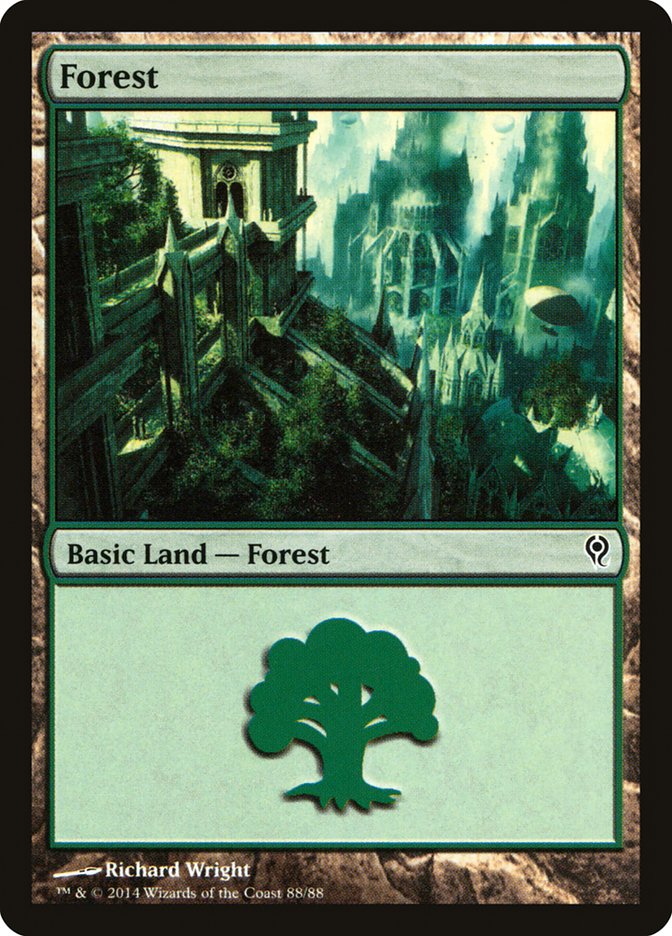 Forest (88) [Duel Decks: Jace vs. Vraska] | Exor Games New Glasgow