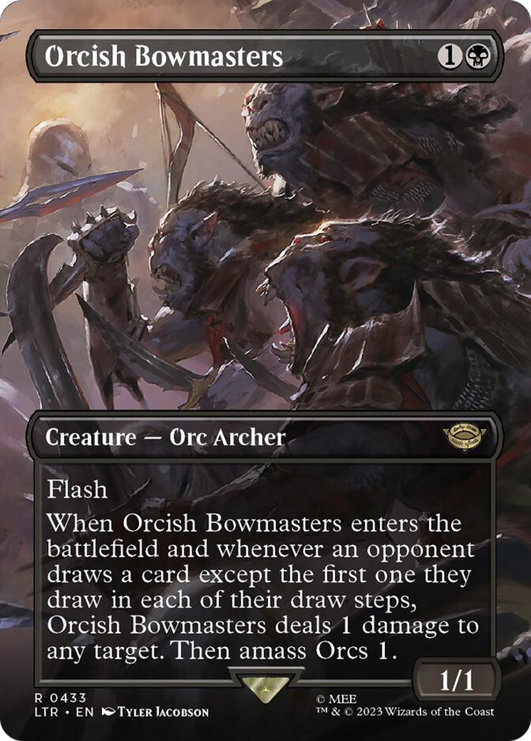 Orcish Bowmasters (Borderless Alternate Art) [The Lord of the Rings: Tales of Middle-Earth] | Exor Games New Glasgow