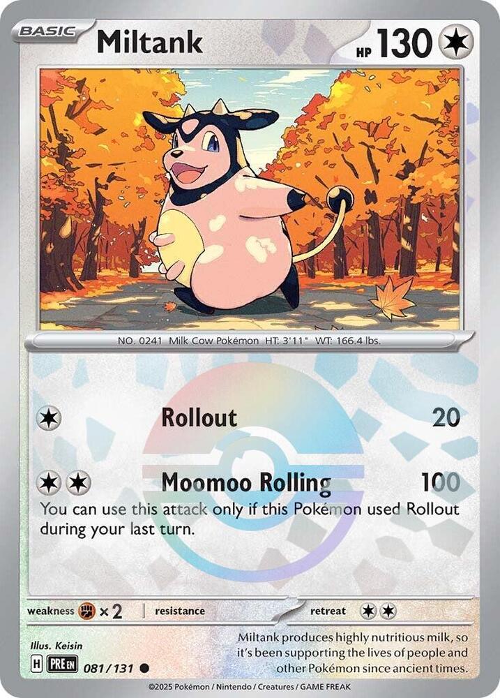 Miltank (081/131) (Poke Ball Pattern) [Scarlet & Violet: Prismatic Evolutions] | Exor Games New Glasgow