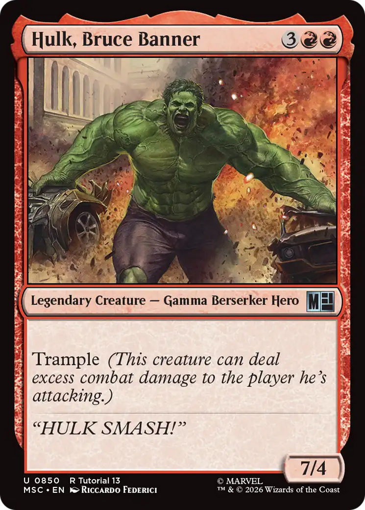 Hulk, Bruce Banner [Marvel Super Heroes Commander] | Exor Games New Glasgow