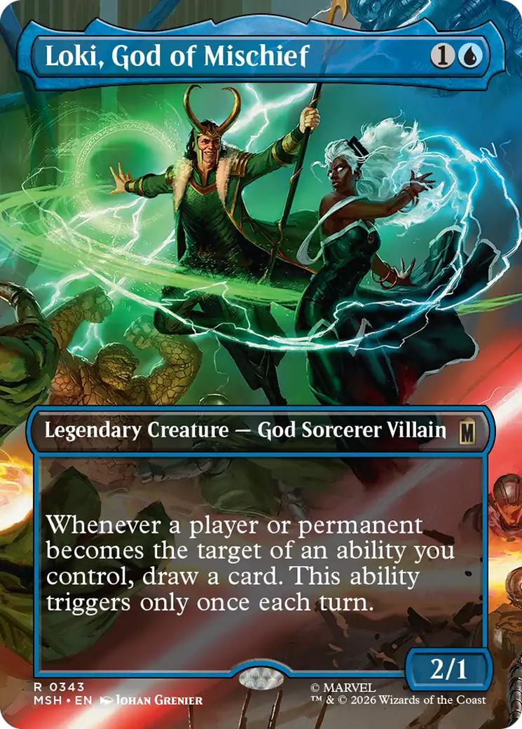 Loki, God of Mischief (Borderless) [Marvel Super Heroes] | Exor Games New Glasgow