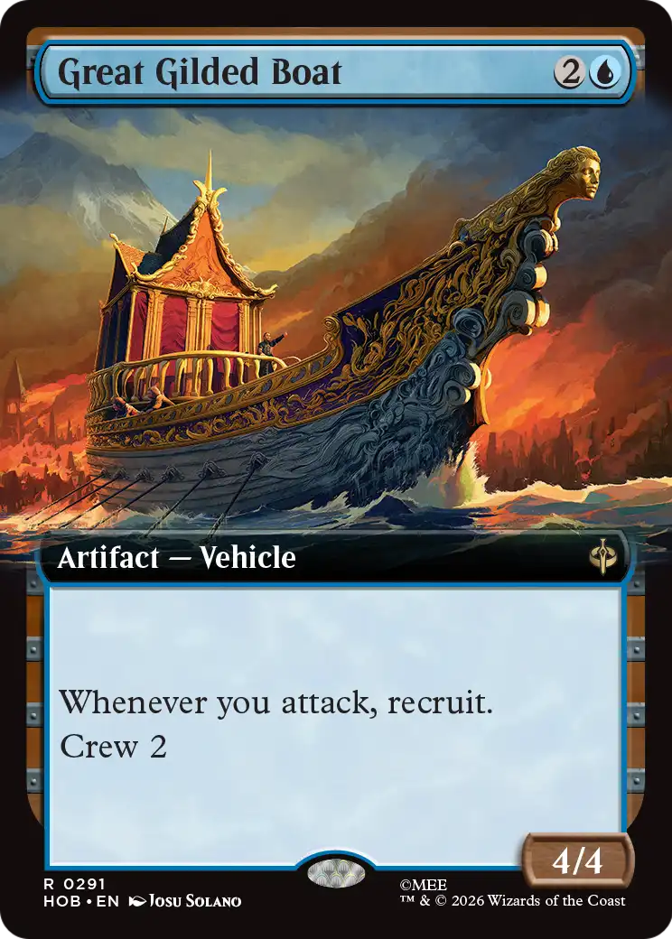 Great Gilded Boat (Extended Art) [The Hobbit] | Exor Games New Glasgow