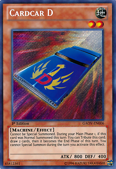 Cardcar D [GAOV-EN006] Secret Rare | Exor Games New Glasgow