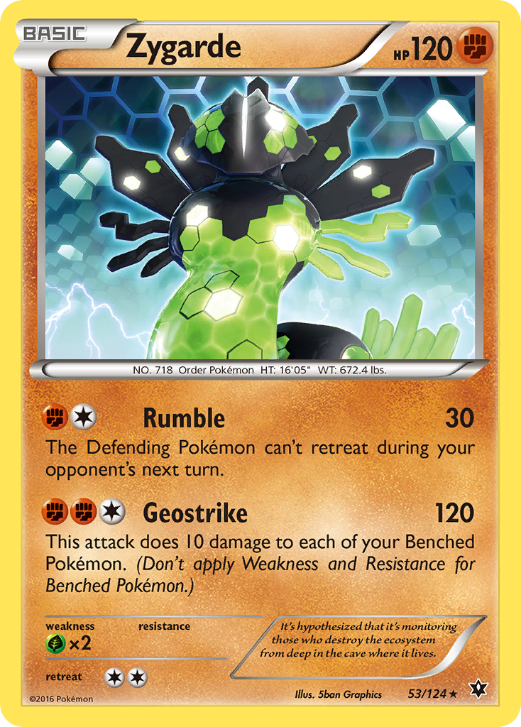 Zygarde (53/124) [XY: Fates Collide] | Exor Games New Glasgow