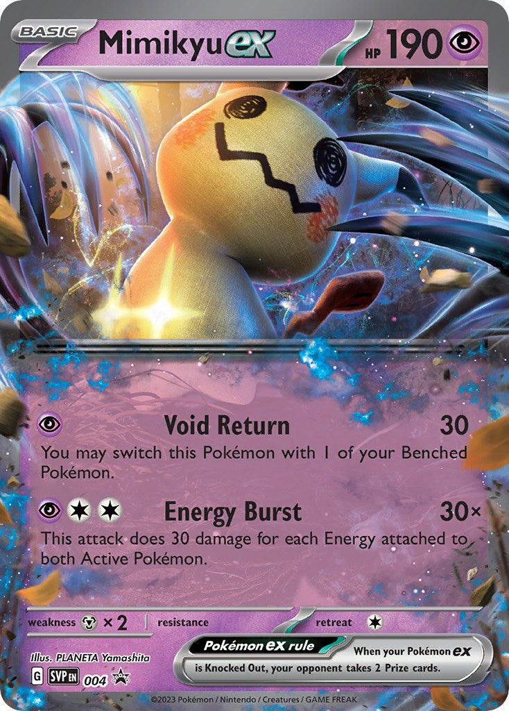 Mimikyu ex (004) (Jumbo Card) [Scarlet & Violet: Black Star Promos] | Exor Games New Glasgow