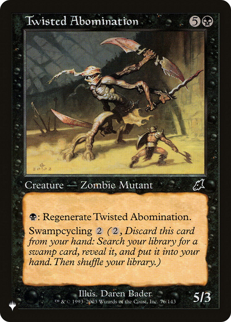 Twisted Abomination [The List Reprints] | Exor Games New Glasgow