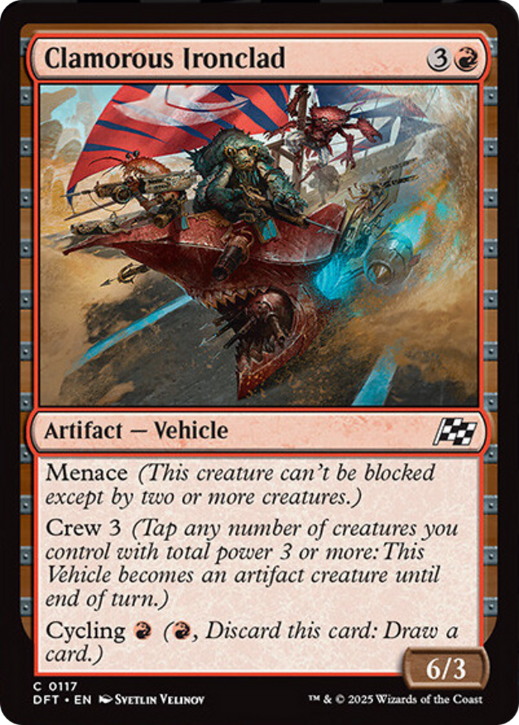 Clamorous Ironclad [Aetherdrift] | Exor Games New Glasgow