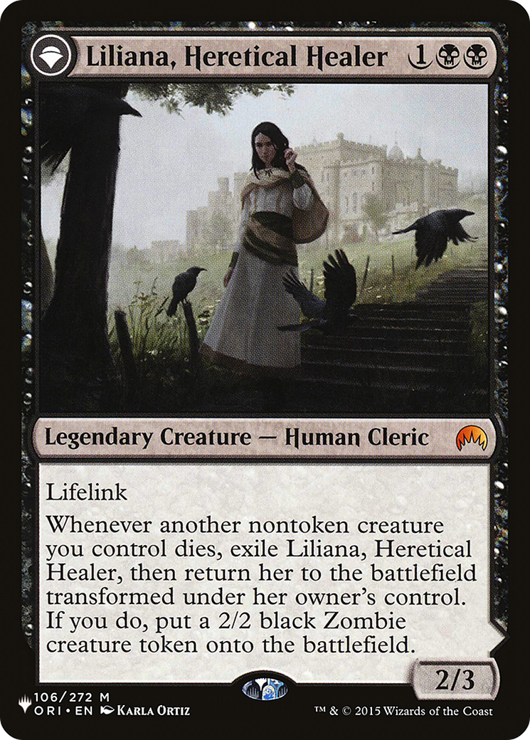 Liliana, Heretical Healer // Liliana, Defiant Necromancer [Secret Lair: From Cute to Brute] | Exor Games New Glasgow