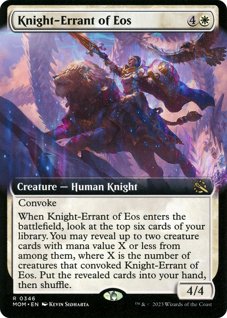 Knight-Errant of Eos (Extended Art) [March of the Machine] | Exor Games New Glasgow