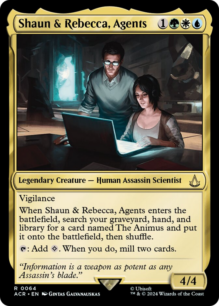 Shaun & Rebecca, Agents [Assassin's Creed] | Exor Games New Glasgow