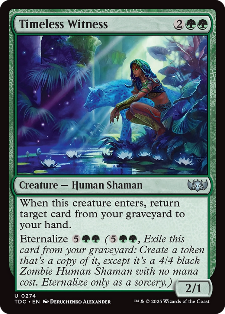 Timeless Witness [Tarkir: Dragonstorm Commander] | Exor Games New Glasgow