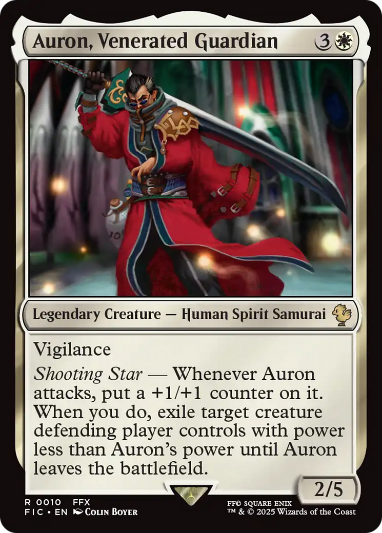Auron, Venerated Guardian [FINAL FANTASY Commander] | Exor Games New Glasgow