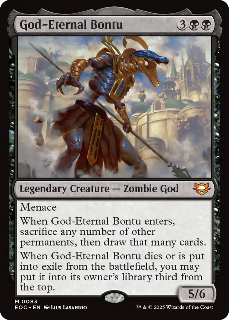 God-Eternal Bontu [Edge of Eternities Commander] | Exor Games New Glasgow