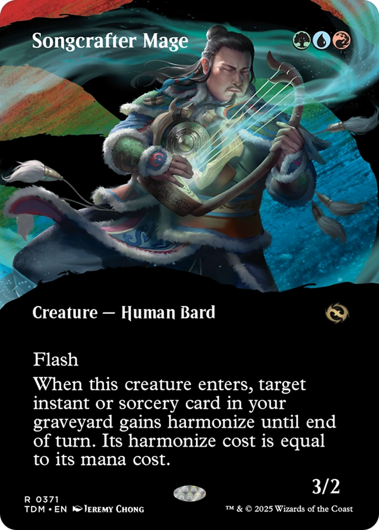 Songcrafter Mage (Borderless) [Tarkir: Dragonstorm] | Exor Games New Glasgow