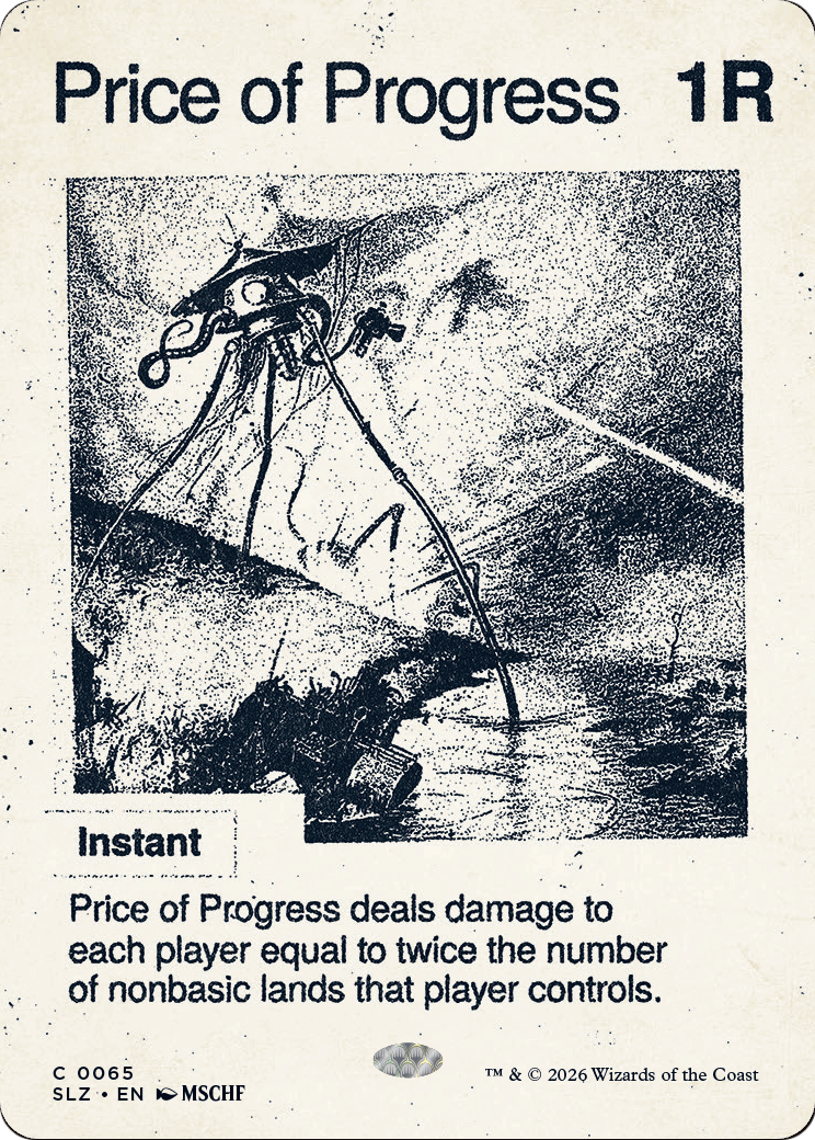 Price of Progress (0065) [Secret Lair x MSCHF: The Zeta Set] | Exor Games New Glasgow