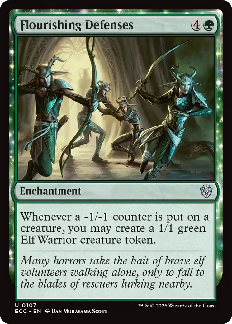 Flourishing Defenses [Lorwyn Eclipsed Commander] | Exor Games New Glasgow