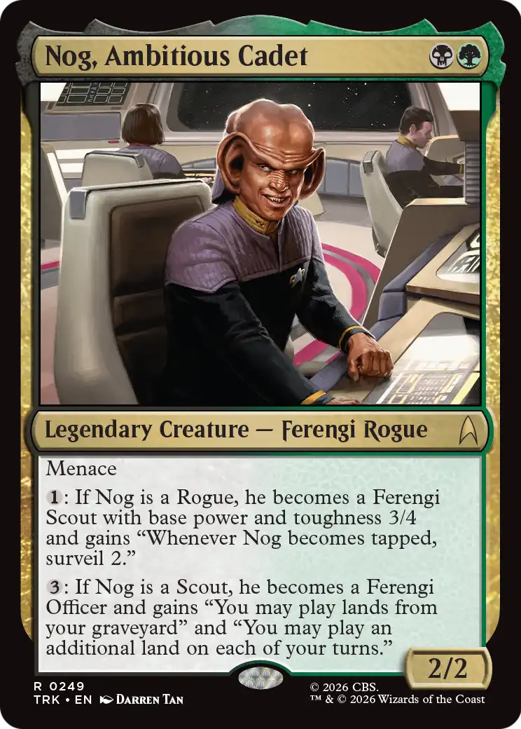 Nog, Ambitious Cadet [Star Trek] | Exor Games New Glasgow