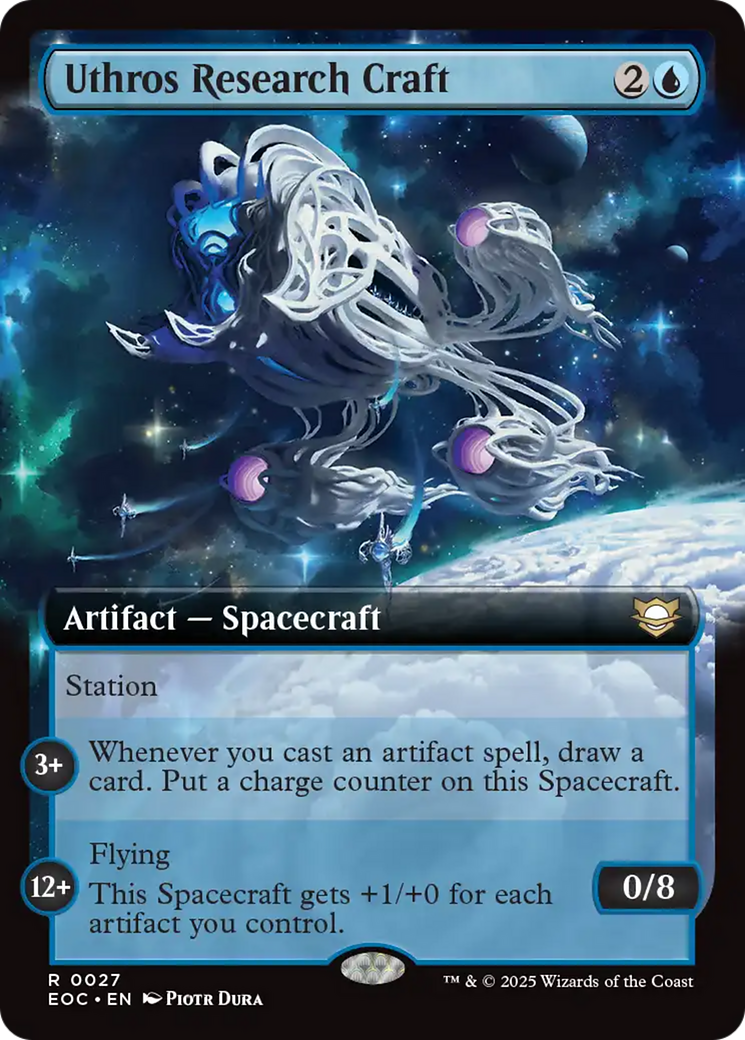 Uthros Research Craft (Extended Art) [Edge of Eternities Commander] | Exor Games New Glasgow