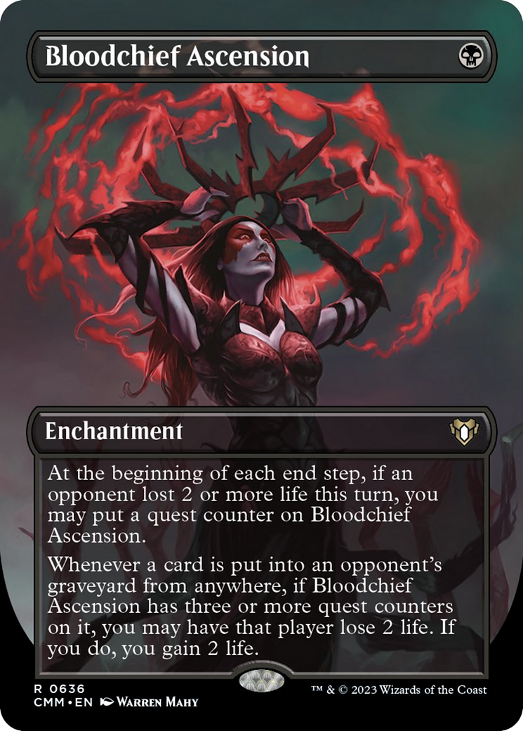 Bloodchief Ascension (Borderless Alternate Art) [Commander Masters] | Exor Games New Glasgow