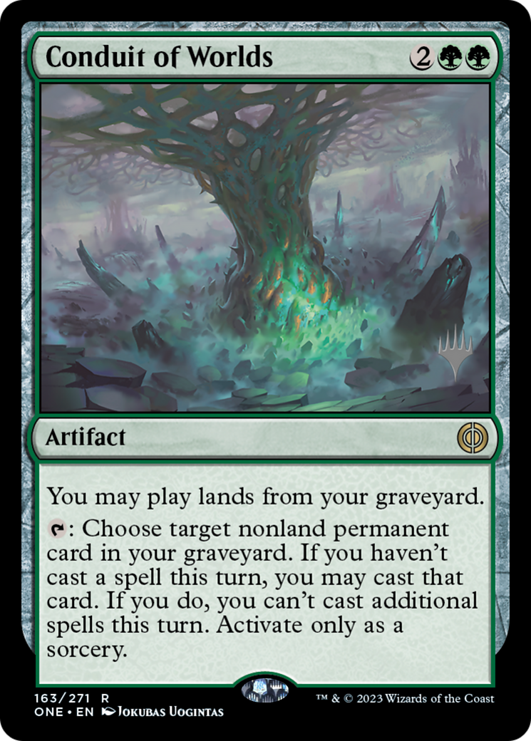 Conduit of Worlds (Promo Pack) [Phyrexia: All Will Be One Promos] | Exor Games New Glasgow
