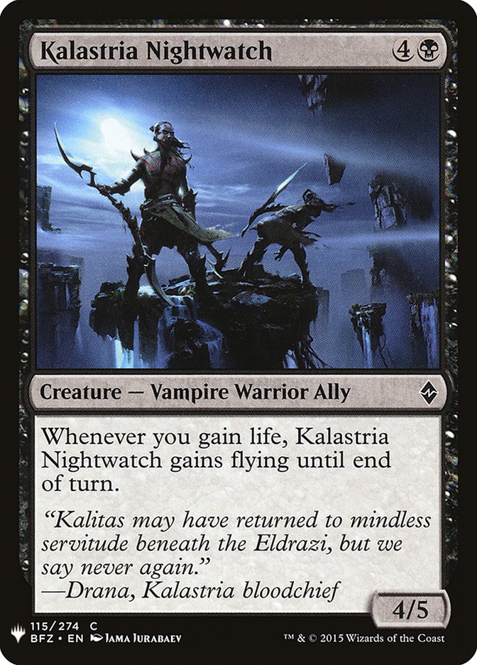 Kalastria Nightwatch [Mystery Booster] | Exor Games New Glasgow