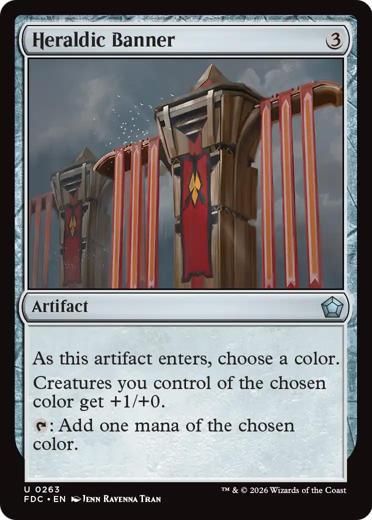 Heraldic Banner [Foundations Commander] | Exor Games New Glasgow