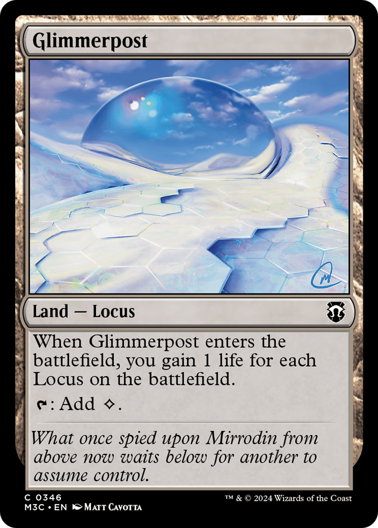 Glimmerpost (Ripple Foil) [Modern Horizons 3 Commander] | Exor Games New Glasgow