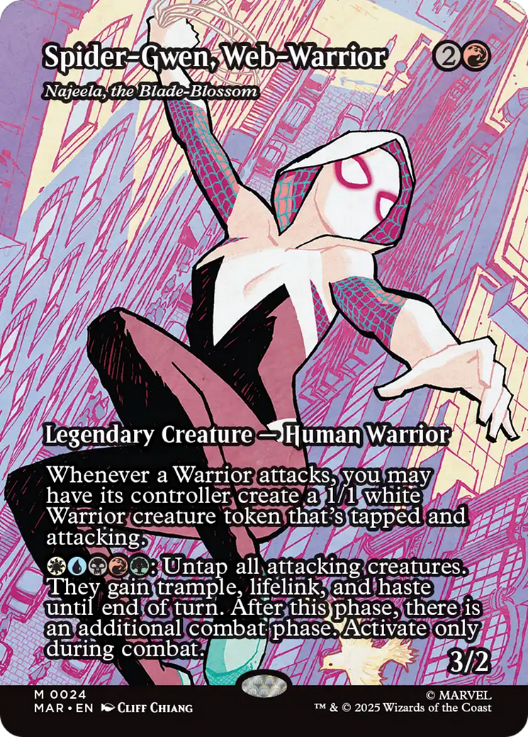 Spider-Gwen, Web-Warrior - Najeela, the Blade-Blossom [Marvel's Spider-Man: Eternal-Legal] | Exor Games New Glasgow