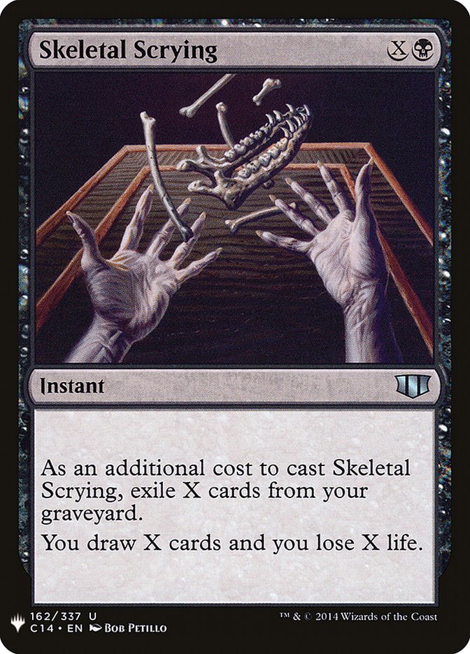 Skeletal Scrying [Mystery Booster] | Exor Games New Glasgow