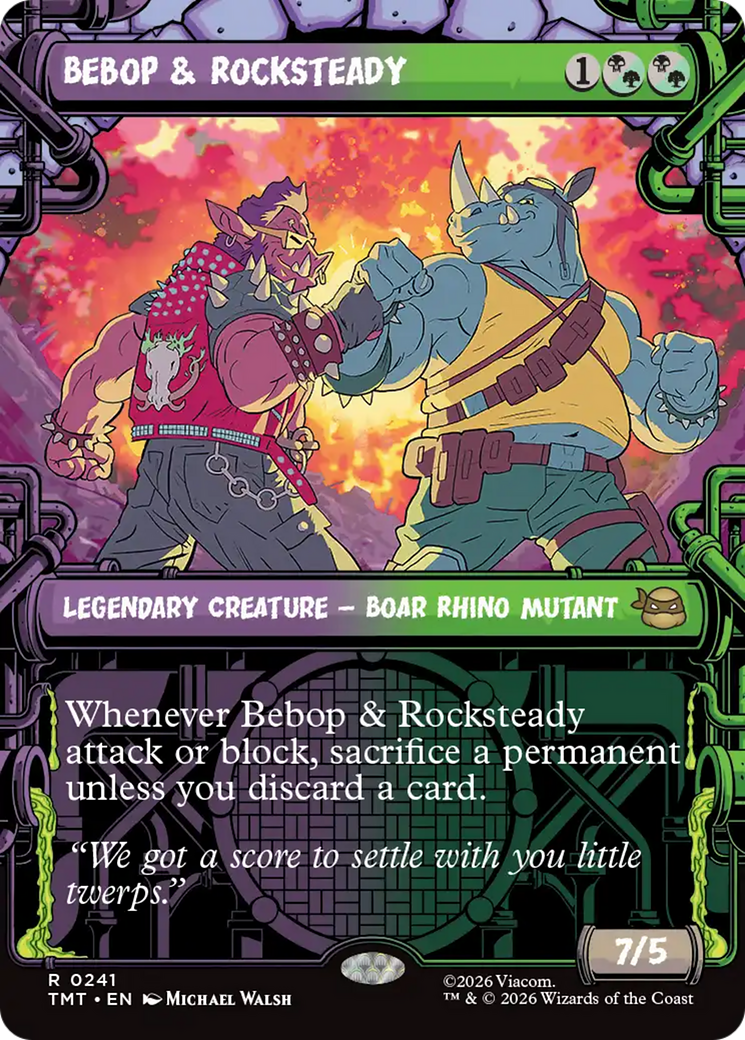 Bebop & Rocksteady (Showcase) [Teenage Mutant Ninja Turtles] | Exor Games New Glasgow