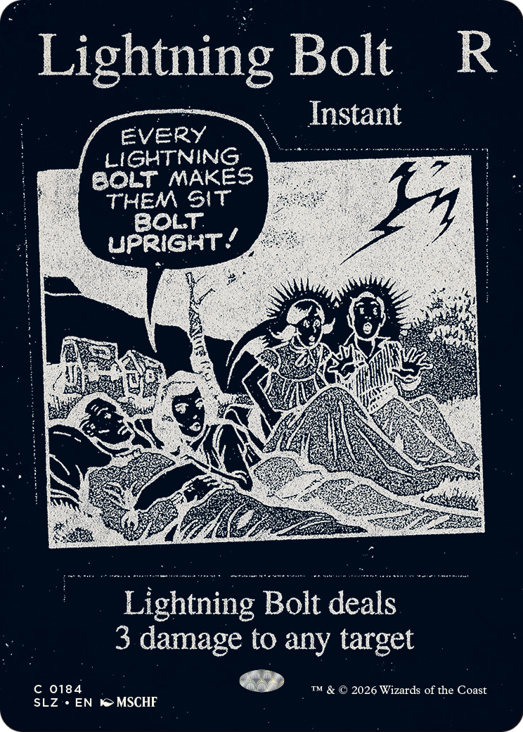 Lightning Bolt (0184) [Secret Lair x MSCHF: The Zeta Set] | Exor Games New Glasgow