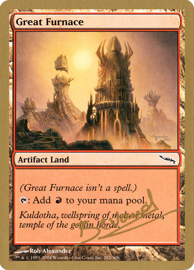 Great Furnace (Manuel Bevand) [World Championship Decks 2004] | Exor Games New Glasgow