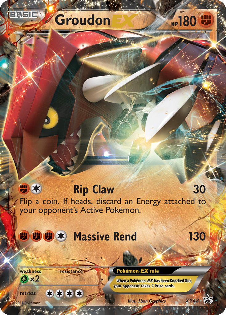 Groudon EX (XY42) [XY: Black Star Promos] | Exor Games New Glasgow