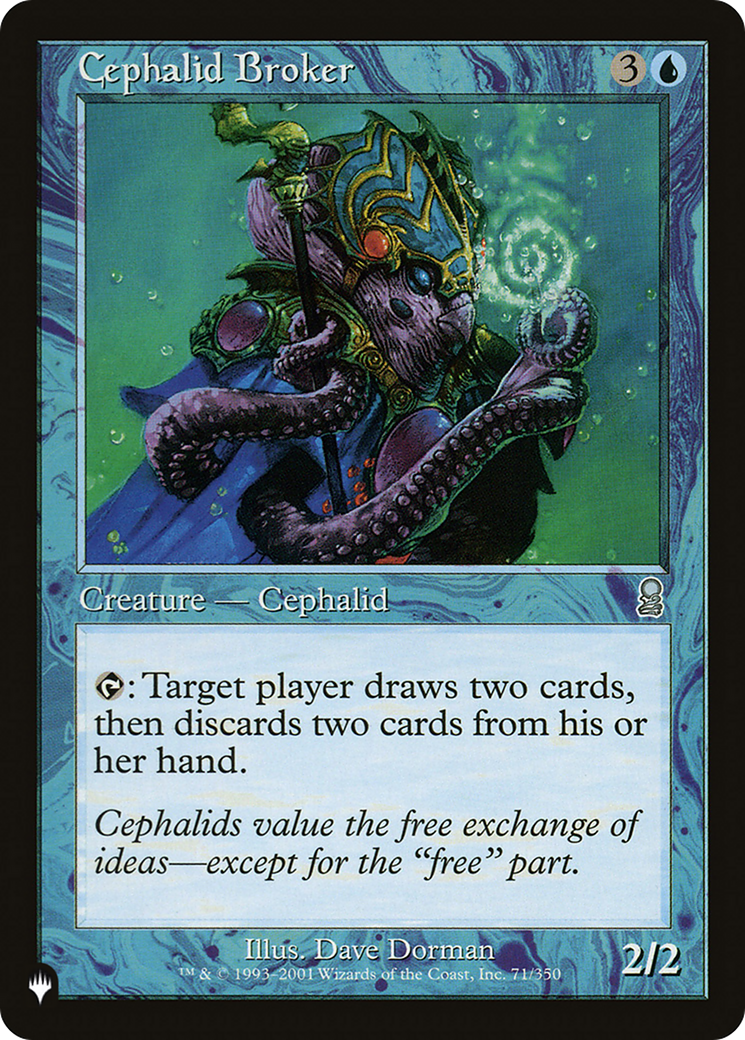 Cephalid Broker [The List Reprints] | Exor Games New Glasgow