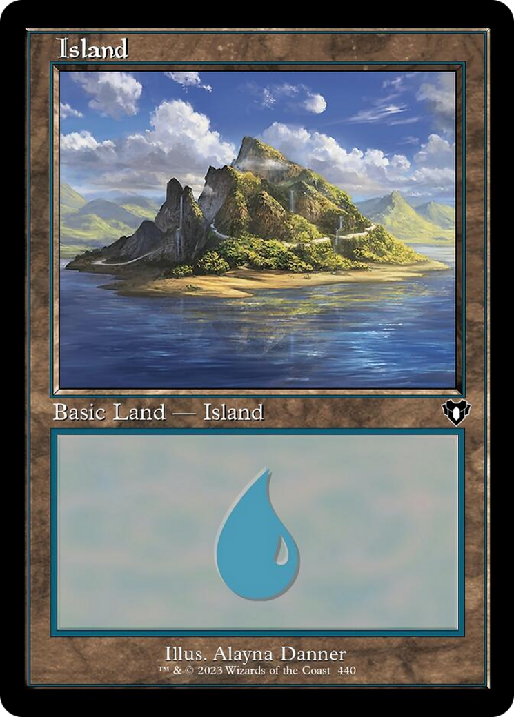 Island (440) (Retro) [Commander Masters] | Exor Games New Glasgow