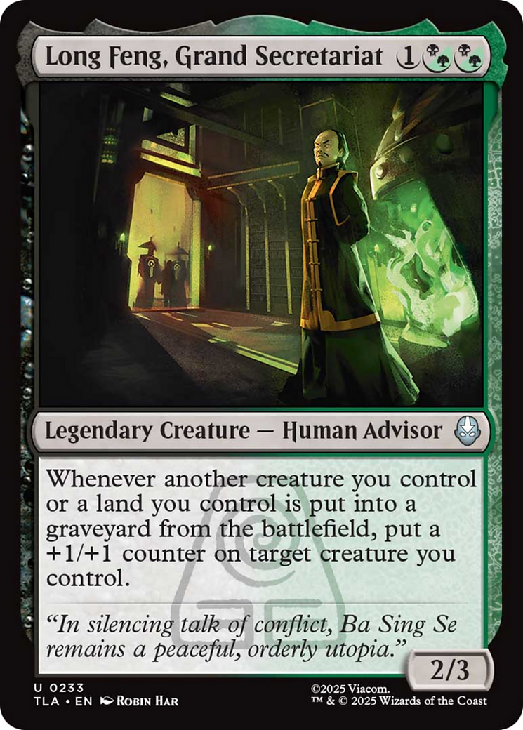 Long Feng, Grand Secretariat [Avatar: The Last Airbender] | Exor Games New Glasgow
