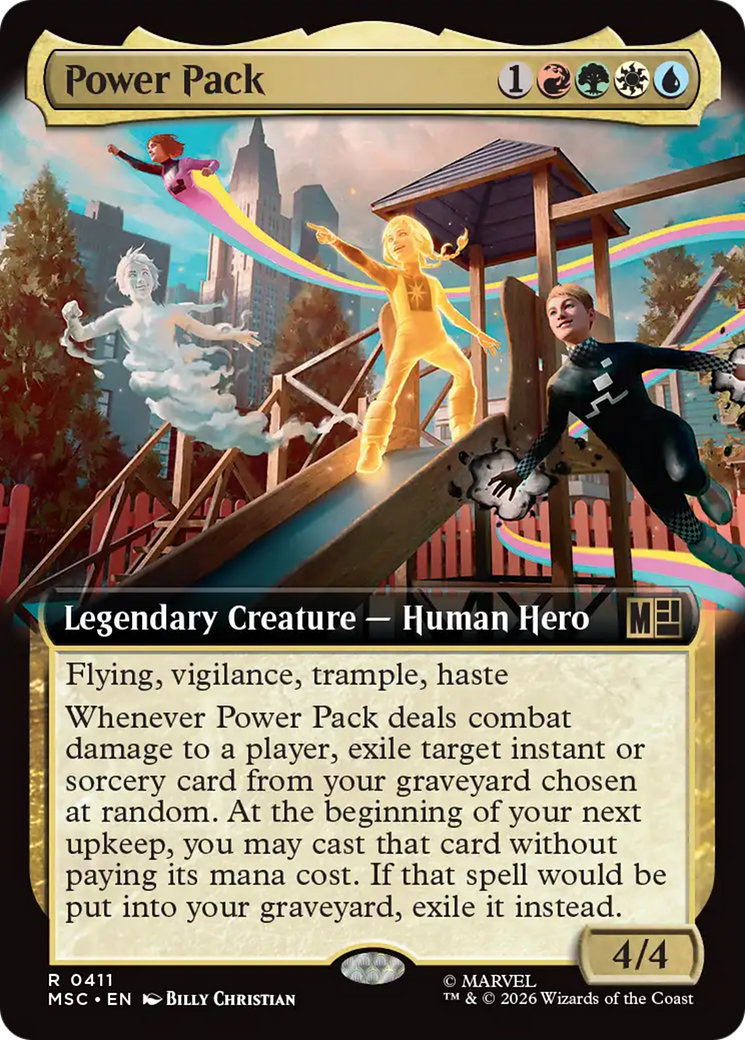 Power Pack (Extended Art) [Marvel Super Heroes Commander] | Exor Games New Glasgow