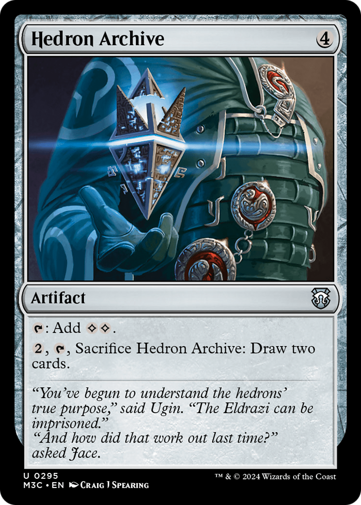 Hedron Archive (Ripple Foil) [Modern Horizons 3 Commander] | Exor Games New Glasgow