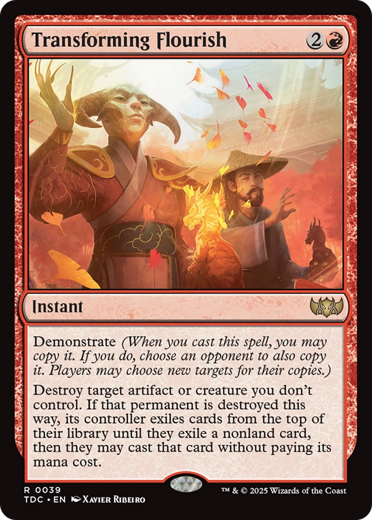 Transforming Flourish [Tarkir: Dragonstorm Commander] | Exor Games New Glasgow