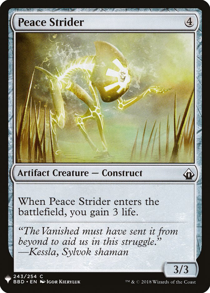 Peace Strider [Mystery Booster] | Exor Games New Glasgow