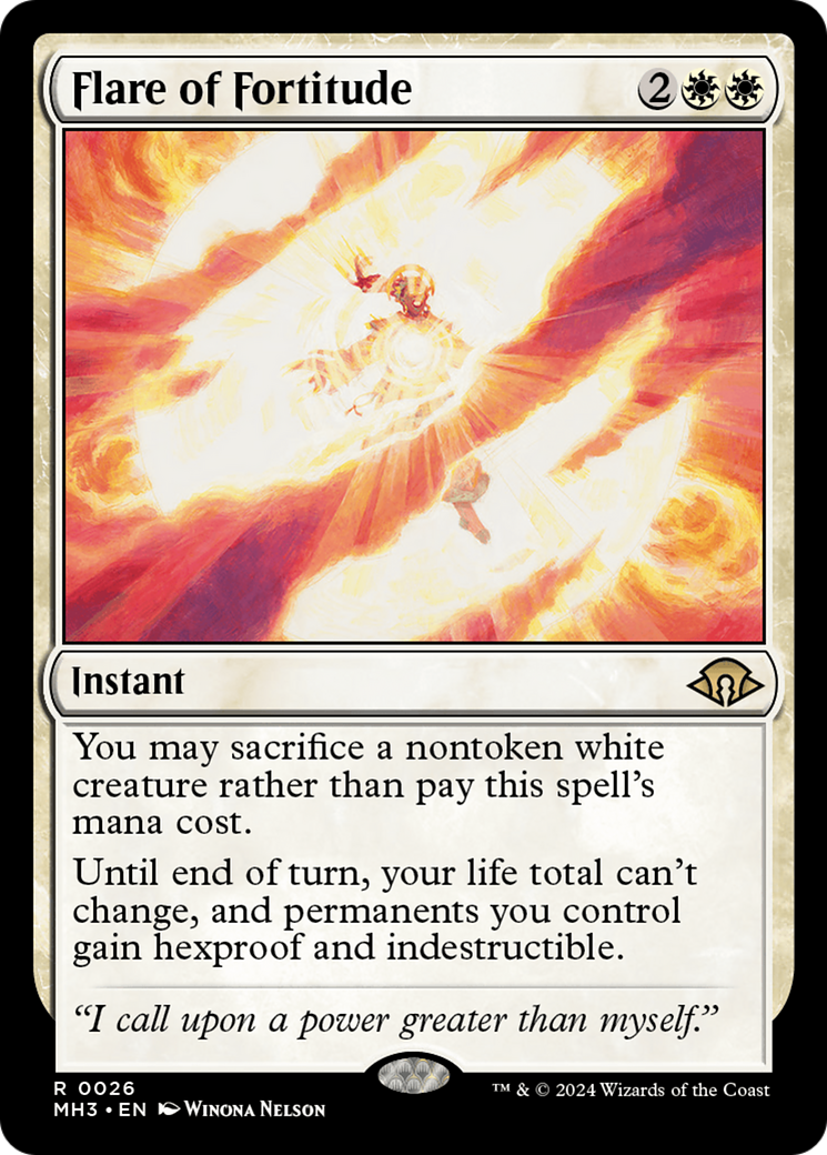 Flare of Fortitude [Modern Horizons 3] | Exor Games New Glasgow