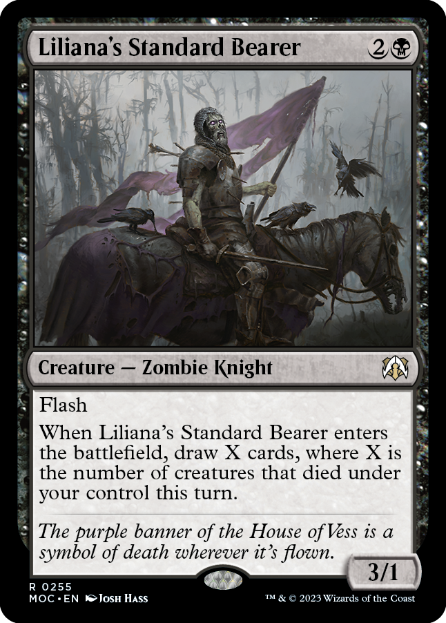 Liliana's Standard Bearer [March of the Machine Commander] | Exor Games New Glasgow