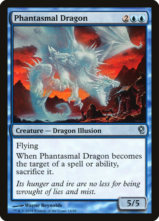 Phantasmal Dragon [Duel Decks: Jace vs. Vraska] | Exor Games New Glasgow