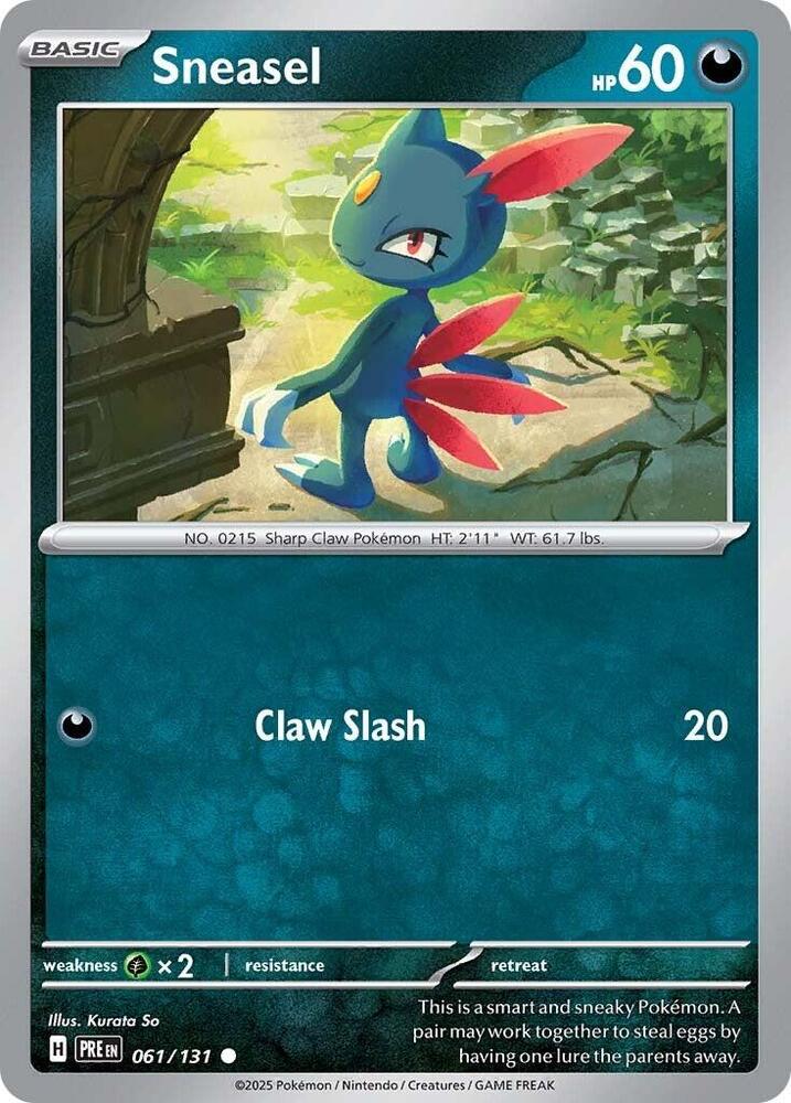 Sneasel (061/131) [Scarlet & Violet: Prismatic Evolutions] | Exor Games New Glasgow