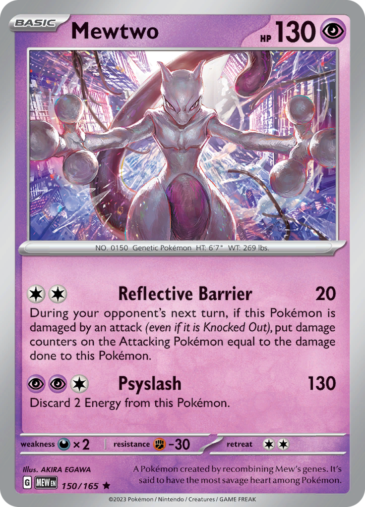 Mewtwo (150/165) [Scarlet & Violet 151] | Exor Games New Glasgow