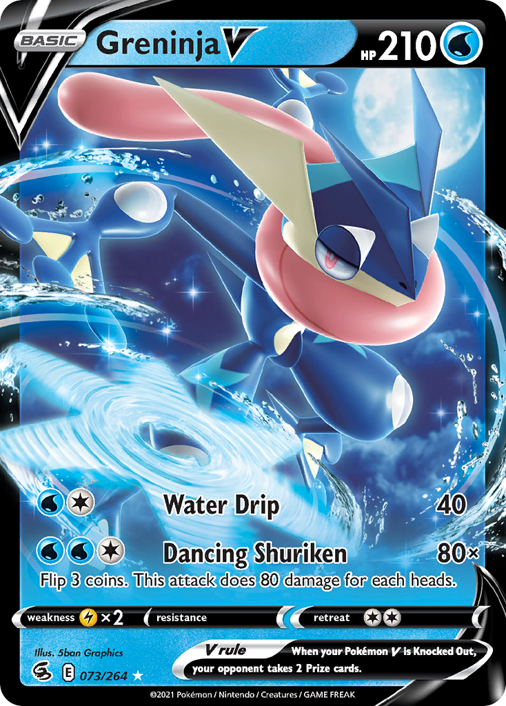 Greninja V (073/264) (Intro Deck) [Sword & Shield: Fusion Strike] | Exor Games New Glasgow